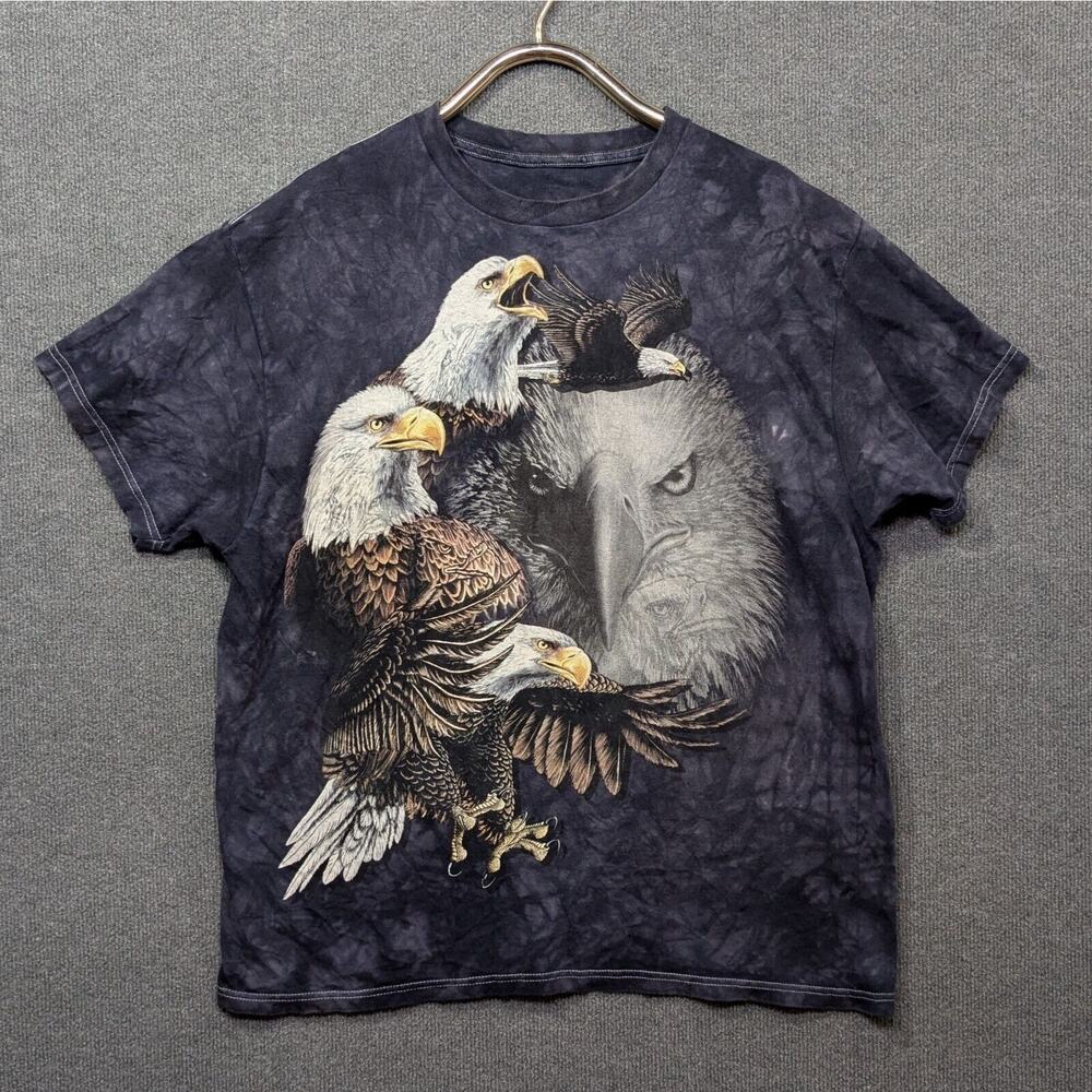 The Mountain Bald Eagles T-Shirt Mens XL Tie-dye Graphic Print Pullover Tee